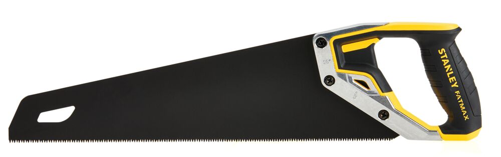 Profile of 15 inch fatmax tri material hand saw.